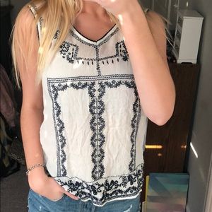 Embroidered Tank